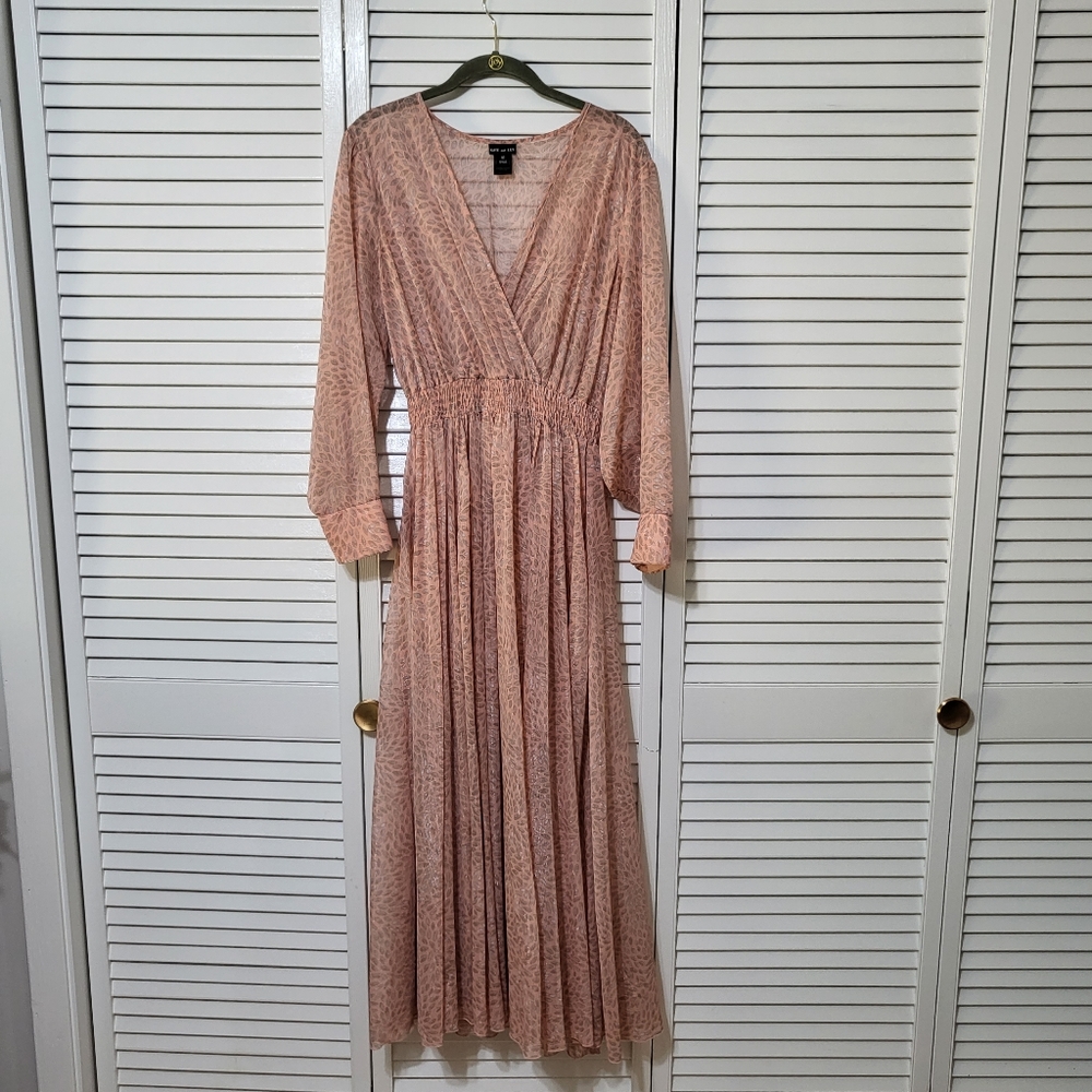 Modest Floral Maxi Dress